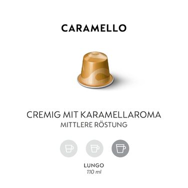 Кава Nespresso Original Caramello - 100 капсул | Арабіка з смаком карамелі | Для Lungo та Cappuccino