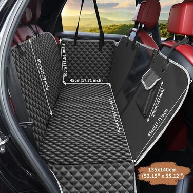 Автоматик для собак у машину, захист заднього сидіння, водовідштовхувальний, протиковзкий, 135x140 см