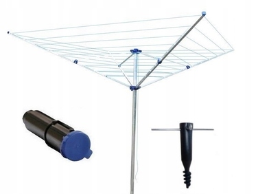 Са drying-сушарка для білизни садова Jupiter, 4-ramienna, 50 м, з регулюванням висоти