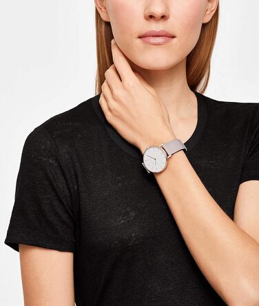 Жіночий годинник Liebeskind Berlin – 38 мм, кварцовий годинник з шкіряним ремінцем, водонепроникність 5ATM, стильний рожево-золотий колір