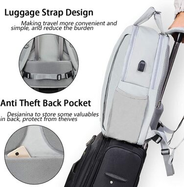 CADeN Рюкзак для камери: водонепроникний, антикрадійний, відділення для ноутбука 15.6'', для DSLR Canon, Nikon, Sony