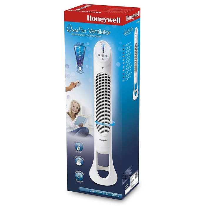 Колонний вентилятор Honeywell HYF260E4, білий