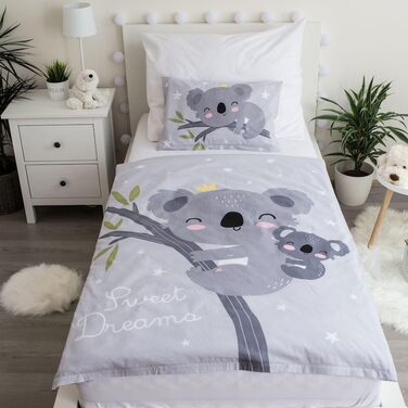 Дитяча постільна білизна APTEX з коалою, 100x135 см, 100% бавовна