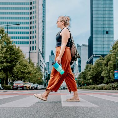 Термокухоль Hydro2Go з трубочкою – BPA-free, придатна для миття в посудомийній машині – 10 годин гарячого/12 годин холодного – 1200 мл, Lagoon