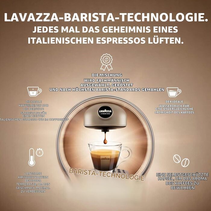 Кава в капсулах Lavazza A Modo Mio Espresso Intenso, інтенсивність 13, суміш Арабіки та Робусти, середньо-темне обсмаження, 64 капсули (4 упаковки по 16 шт)