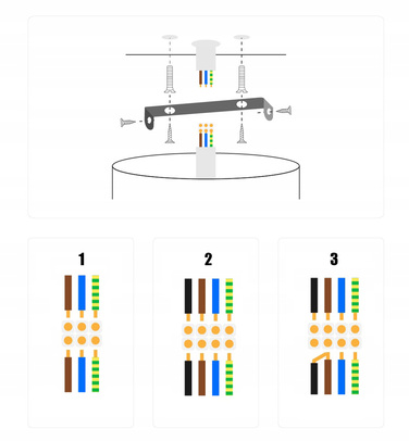 Сучасний настінний світильник-бра, стильний підвісний плафон LED (патрон E27)