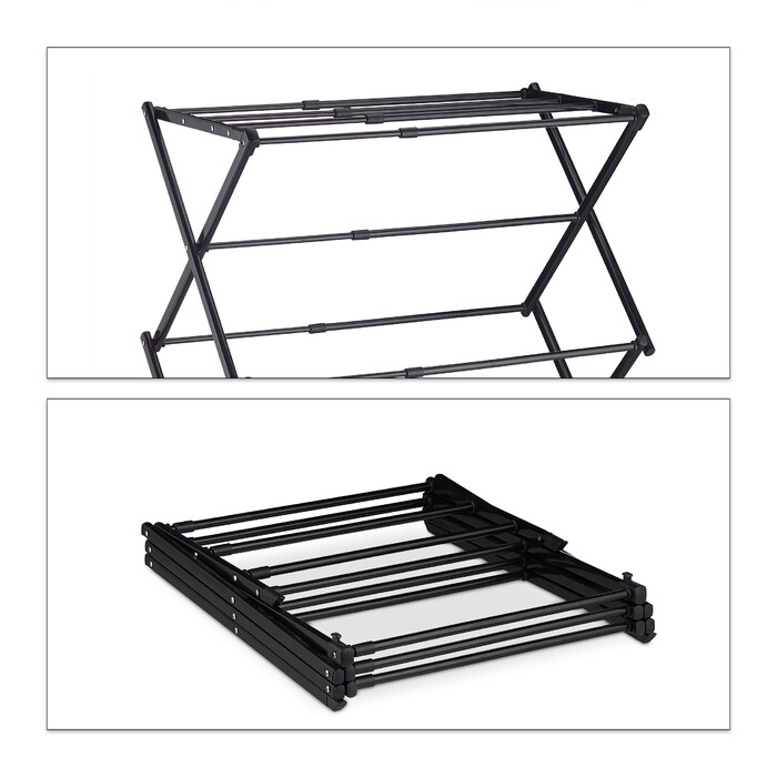 Relaxdays Folding and Extendable Clothes Rack