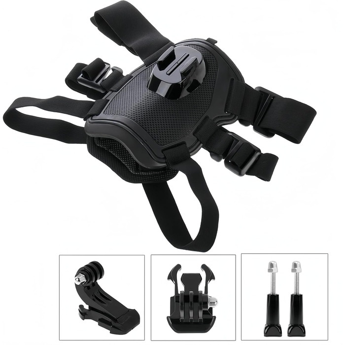 Шлейка для собак з кріпленням GoPro та DJI Osmo, м'яка, регульована, для собак різних розмірів