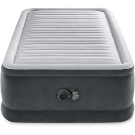 Надувне ліжко Intex Twin Comfort-Plush з Fiber-Tech RP, розмір: 99 x 191 x 46 см (64412ND)