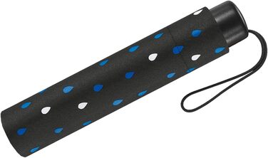 Чорний парасолька Happy Rain з ефектом зміни кольору, багатобарвний, компактний парасолька-відкривач на руці. 95 см