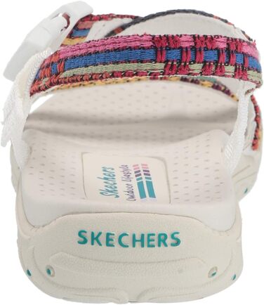 Сандалі жіночі Skechers Reggae Sew Me Boho плетені з ремінцями, білі (37 EU)
