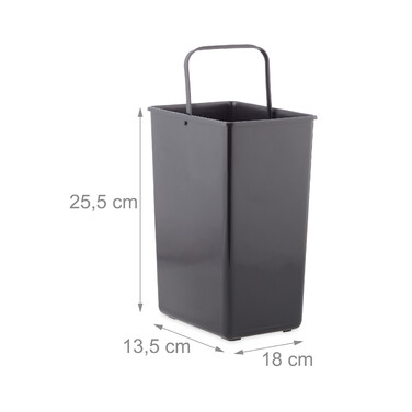 Relaxdays Stainless Steel Trash Can with Sensor