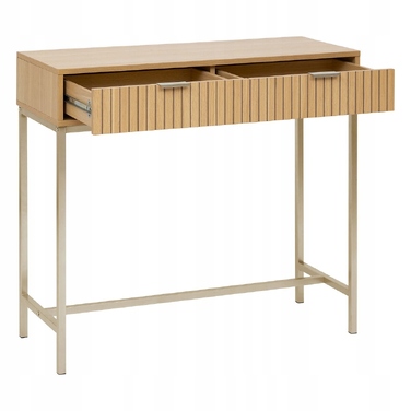 Консоль 5five Simply Smart, відтінки бежевого, напівматова, 90 x 80,5 x 35 см