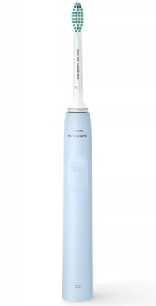 Електрична сонічна зубна щітка Sonicare синього кольору з таймером чищення