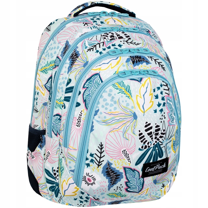 Великий багатокамерний шкільний рюкзак CoolPack, 28 л, багатоколірний