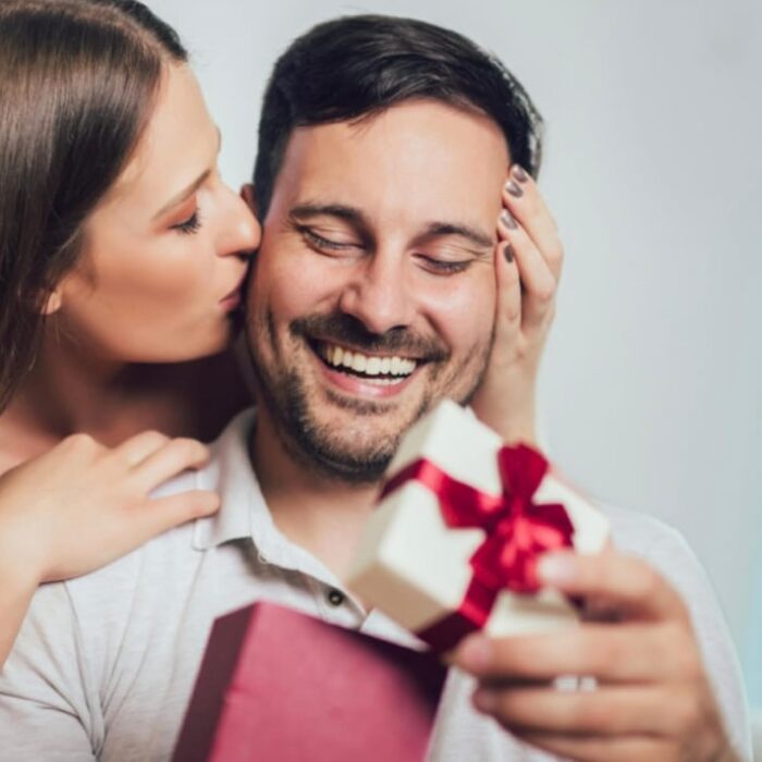 Браслет чоловічий з натурального каменю 6 мм та шкіри, магнітний замок, коричневий