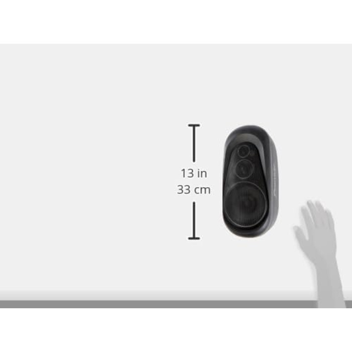 Автомобільна 3-смугова акустика Pioneer TS-X150, 60 Вт, чорна, сучасний дизайн