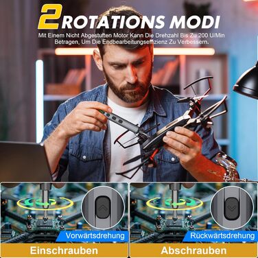 Набір мініатюрних електричних викруток 72 в 1 - прецизійний акумуляторний набір для ремонту окулярів, годинників, телефонів, ноутбуків