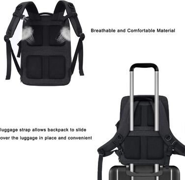 MOSISO Рюкзак для камери 17.3 дюйма, DSLR/SLR/Беззеркальна камера, з відділенням для ноутбука, тримачем для штатива та дощовиком. Сумісний з Canon/Nikon/Fuji. Колір: блакитний (Space Grey)