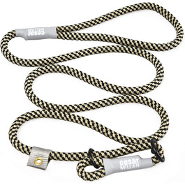 Leine - Training leash for dogs - 2in1 dog collar and leash - Slip lead - Retriever leash with integrated collar (Small/Medium - Color: ) - Length 120 cm, Diameter 1 cm (Normal, Multi-colored)