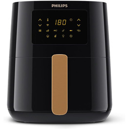 Philips Airfryer 5000 Connected Series - Healthy, versatile cooking with Rapid Air Technology, 13 cooking functions, touchscreen, 4.1 L capacity, perfect for families (HD9255/80) 4.1 L WiFi-connected