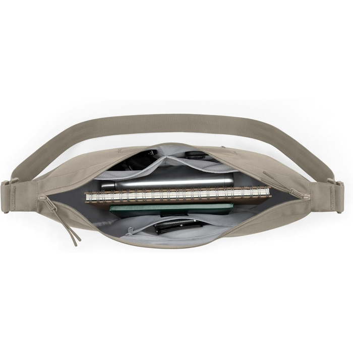 Сумка через плече Johnny Urban Ally Medium Desert Grey 10л - Унісекс, Місячна форма, Водовідштовхувальна