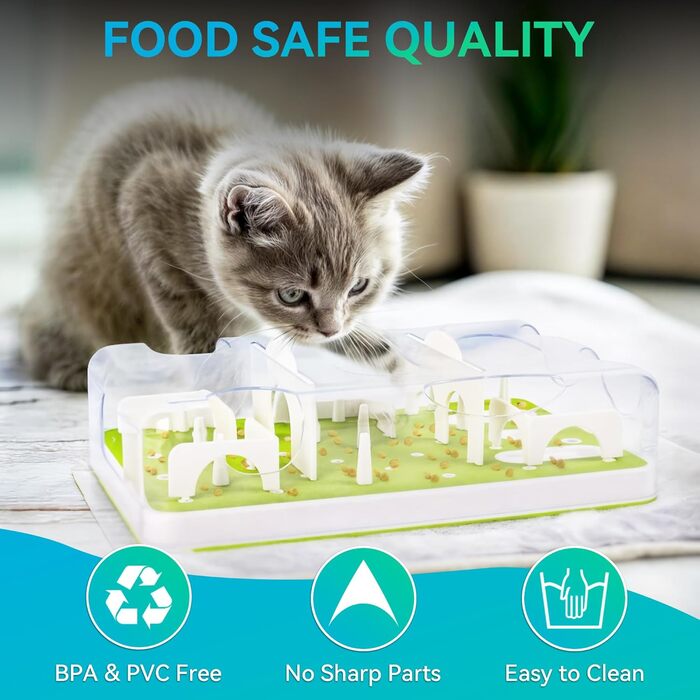 ALL FOR PAWS Interactive Cat Food Station Puzzle, Interactive Intelligence Toy for Cats, Interactive Cat Toy...