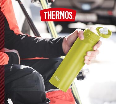 Термос THERMOS Ultralight 0,5 л, нержавіюча сталь, зберігає тепло 10 год, холод 20 год, герметичний, для води, чаю, 500 мл