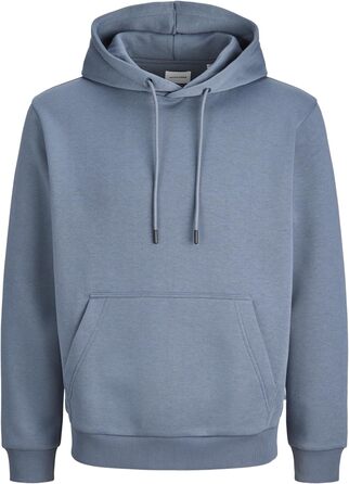 Світшот чоловічий JACK & JONES однотонний, XXL, Blue Mirage