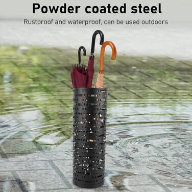 Stainless Steel Umbrella Stand - Rustproof, Waterproof, Space-Saving, Modern Design for Entryway