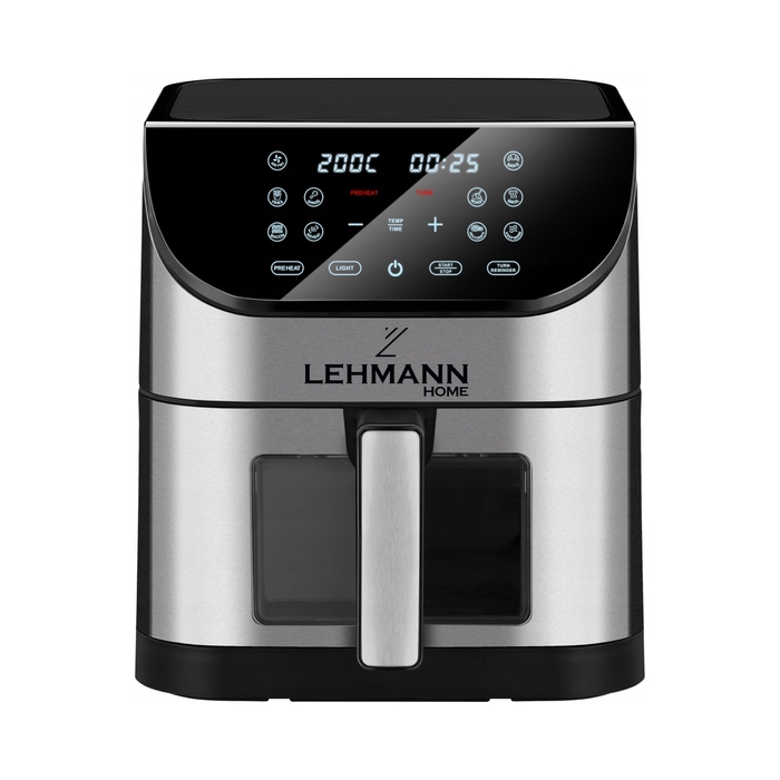 Аерофритюрниця Lehmann 8 л, 1800 Вт з вікном для перегляду