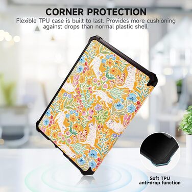 Чохол для Kindle 11 (2022-2024) Fancity: PU-шкіра, TPU, з петлею, авто-сон/пробудження, 6