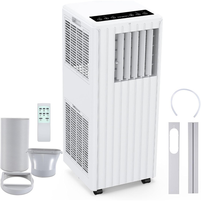 Мобільний кондиціонер 7000BTU/2.0kW: охолодження, вентиляція, осушення, до 68 м³