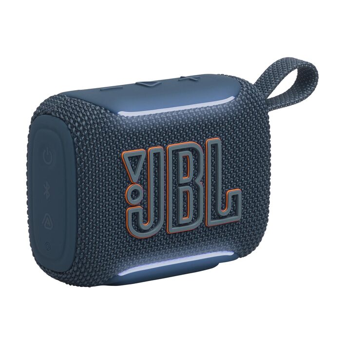 JBL GO 5: Портативна Bluetooth колонка, великий звук JBL Pro, баси, водонепроникна, до 10 годин, блакитна