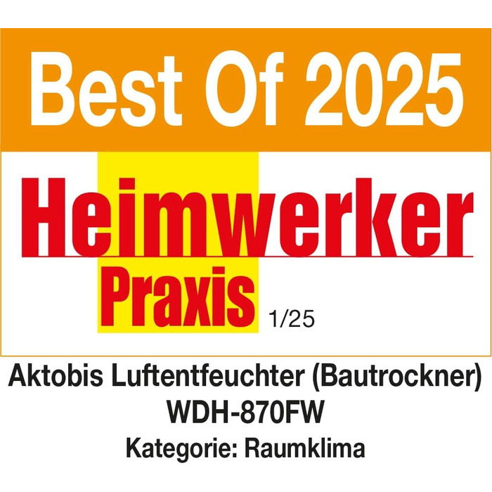 Зволожувач повітря Aktobis WDH-106LE - тихий, потужність 70 л/добу