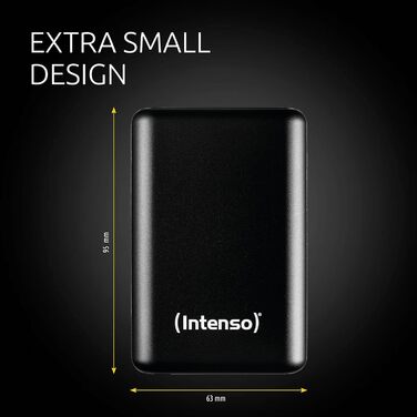 Powerbank Intenso Powerbank XS 5000: зарядний пристрій для смартфонів, планшетів та цифрових камер (10000mAh, сірий)