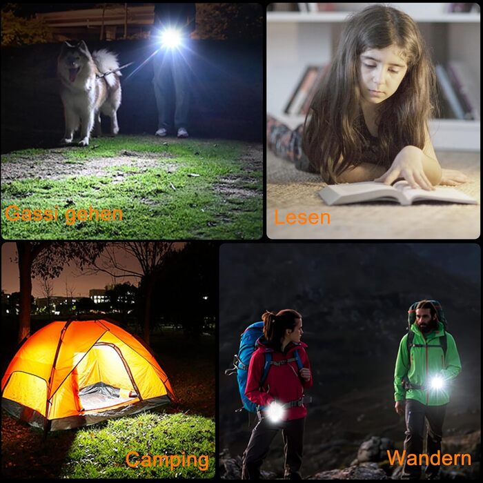 Ліхтар LED акумуляторний 1000000 люменів, тактичний ліхтар, 2 режими, регулювання яскравості, USB, для кемпінгу та надзвичайних ситуацій, чорний