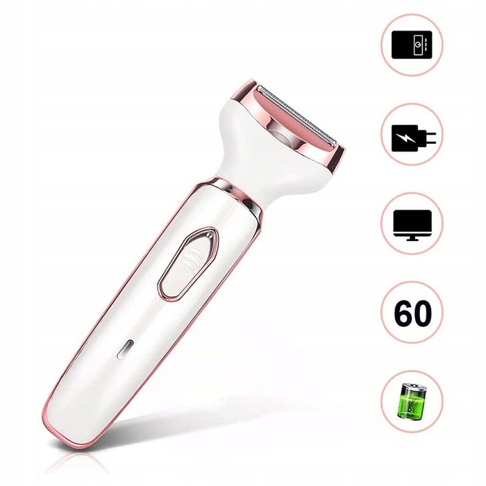 Жіночна голилка-епілятор з USB для ніг, тіла, інтимних зон та пахв
