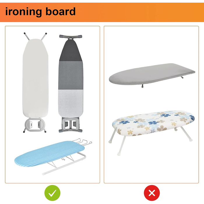 Настінна підставка для прасувальної дошки TJ.MOREE | З корзиною та гачками | Чорний колір