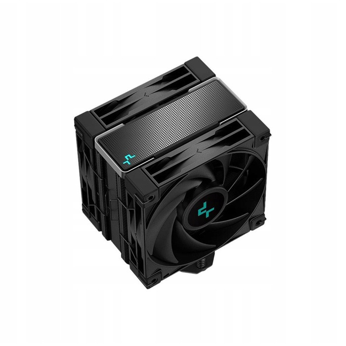 Кулер для процесора Deepcool AK400 Zero Dark Plus, активне охолодження, чорний, TDP 220 Вт