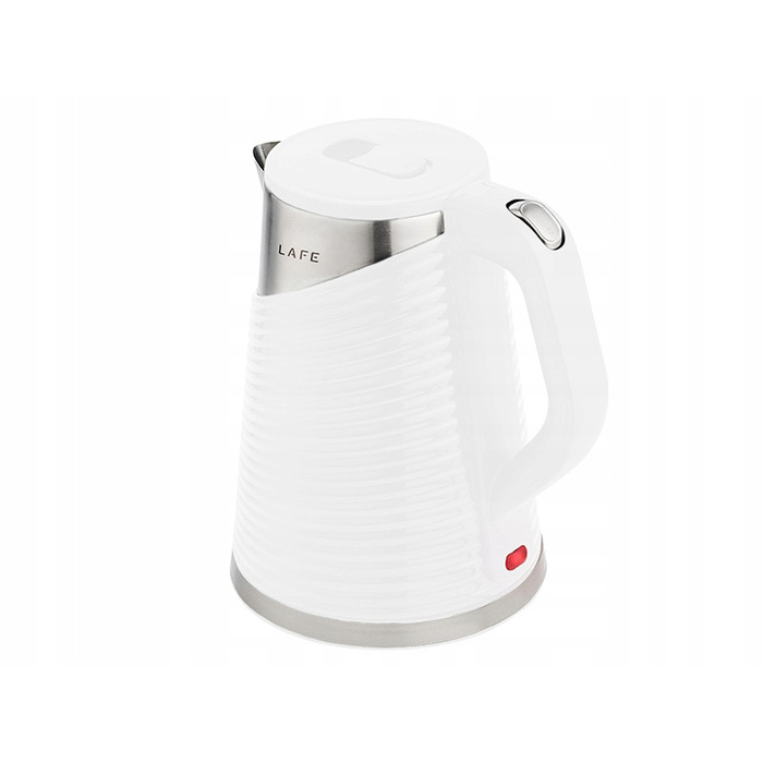 Електричний чайник Lafe Elegant White, 1800 Вт, 1,8 л, білий