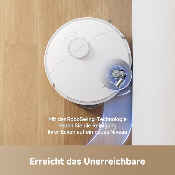 Робот-пилосос Dreame L10s Pro Gen3: потужність 13000 Pa, DuoBrush для шерсті тварин, суха та волога прибирання, LDS-навігація, 5200 mAh