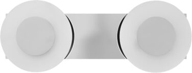 LEDVANCE Smart LED Bathroom Lamp white, 1200LM, 3000-6500K, 300mm x 70mm, IP44, Orbis Bath bathroom fixture with Wifi technology, dimmable, controllable via app and voice assistants (Chrome, 30cm, Round)
