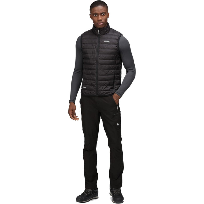 Чоловіча жилетка Regatta Hillpack II - тепла та зручна (XL, чорний)