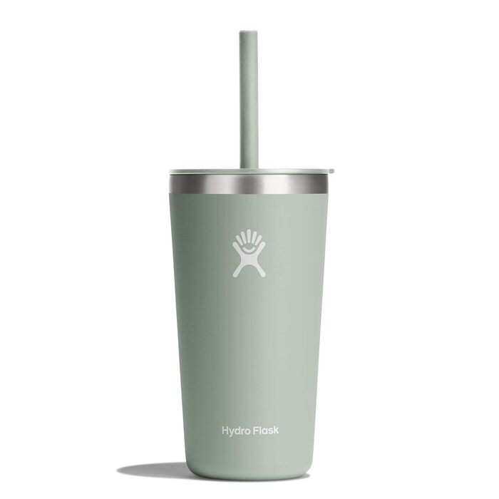 Термостакан Hydro Flask Travel Tumbler 1180 мл (40 Oz) з кришкою та трубою, нержавіюча сталь, вакуумна ізоляція, колір Agave
