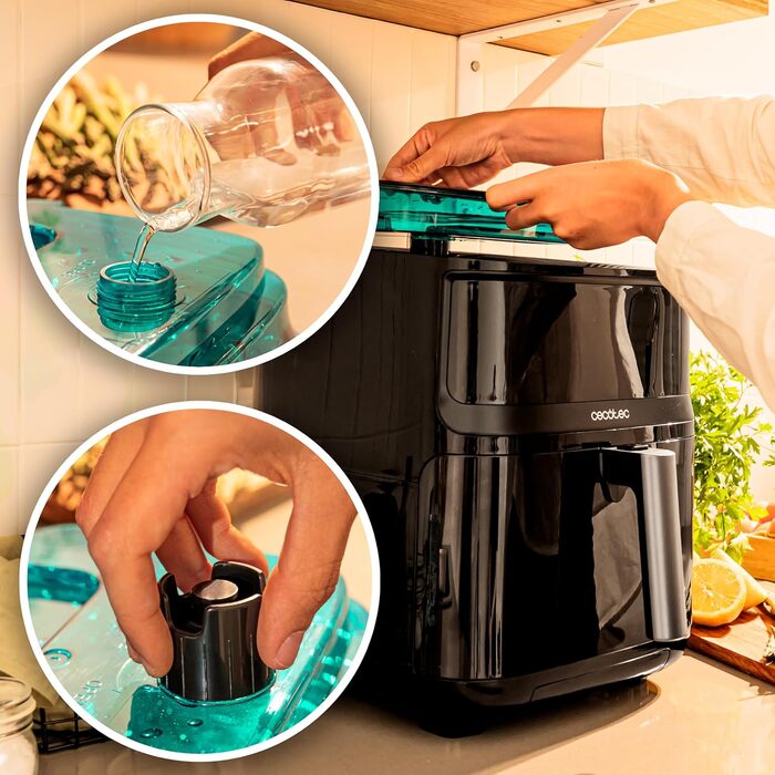 Фритюрниця Cecotec Cecofry Absolute 7600 7.6л, 2000 Вт, Цифрова, PerfectCook, Регулювання температури та часу, Touch-панель, 8 режимів, Захист від перегріву