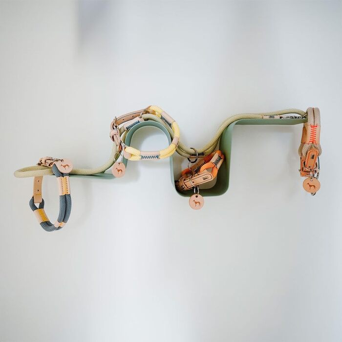 Нашийник для собак HUNTER Malia, бордово-коричневий, з м'якого шнура та міцної шкіри, легкий, зносостійкий, сучасний та елегантний дизайн, яскраві кольори, Made in Germany, розмір 45, бордово-коричневий