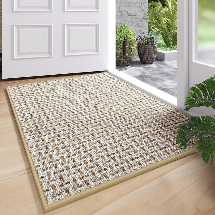Килимок для дому, антиковзаюча підлога, килимок для входу, 60x90 см, золотий