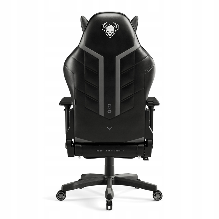 Ігрове крісло Diablo Chairs Diablo X-Ray, штучна шкіра, чорне