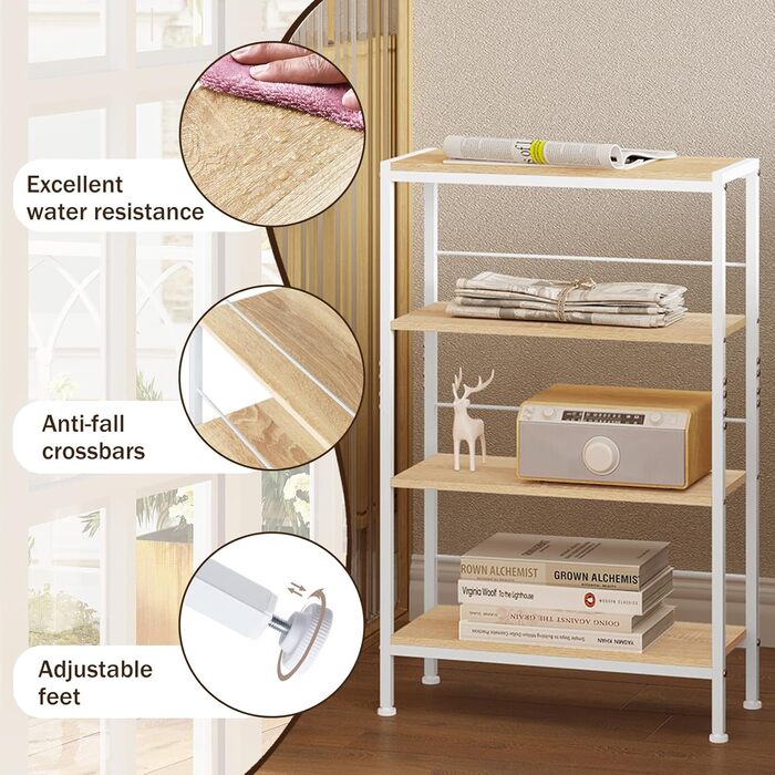 WOLTU 4-Tier Nischenregal